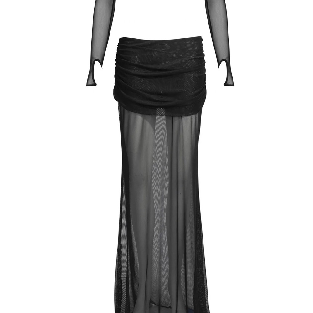 Off shoulder crop top and skirt SET like helsa - Picture 5 of 5